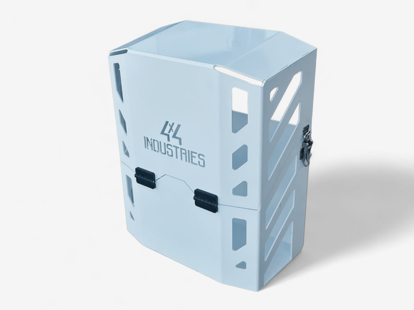 Lockable Jerry Can Holder - White