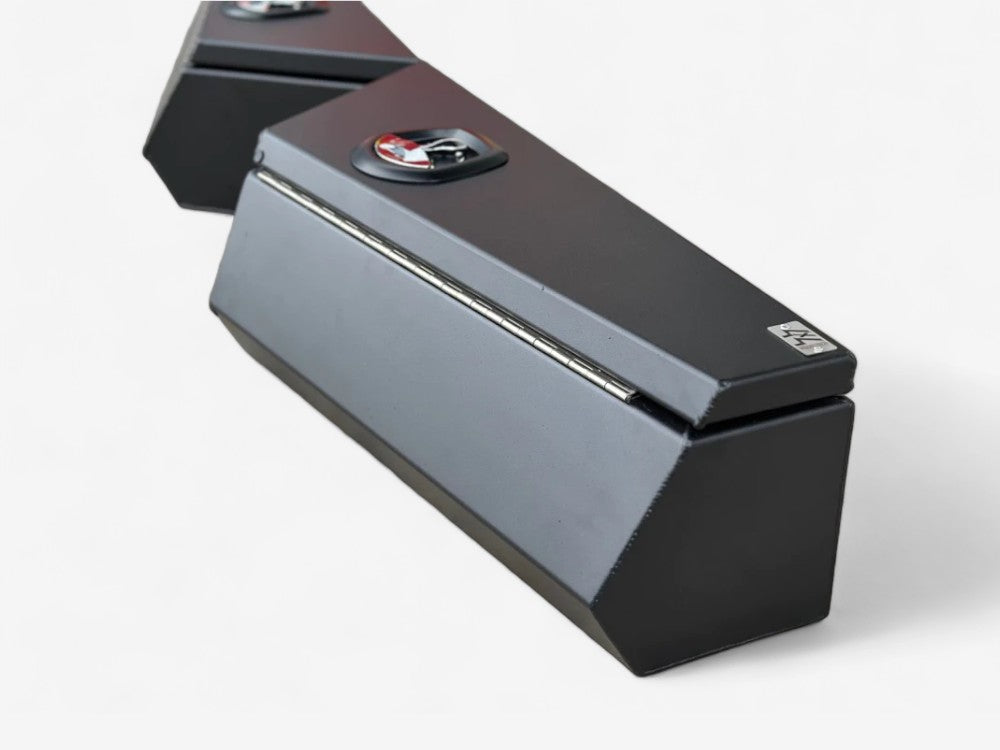 890mm Tapered Under Tray Toolbox (Pair) Black