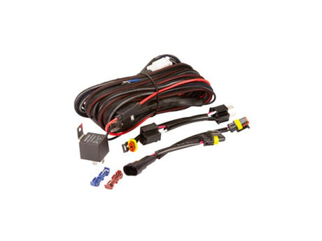 RoadVision LED light bar wiring harness 12/24V GEN2 +&- Switching with H4 & HB4 Piggy Back Connectors