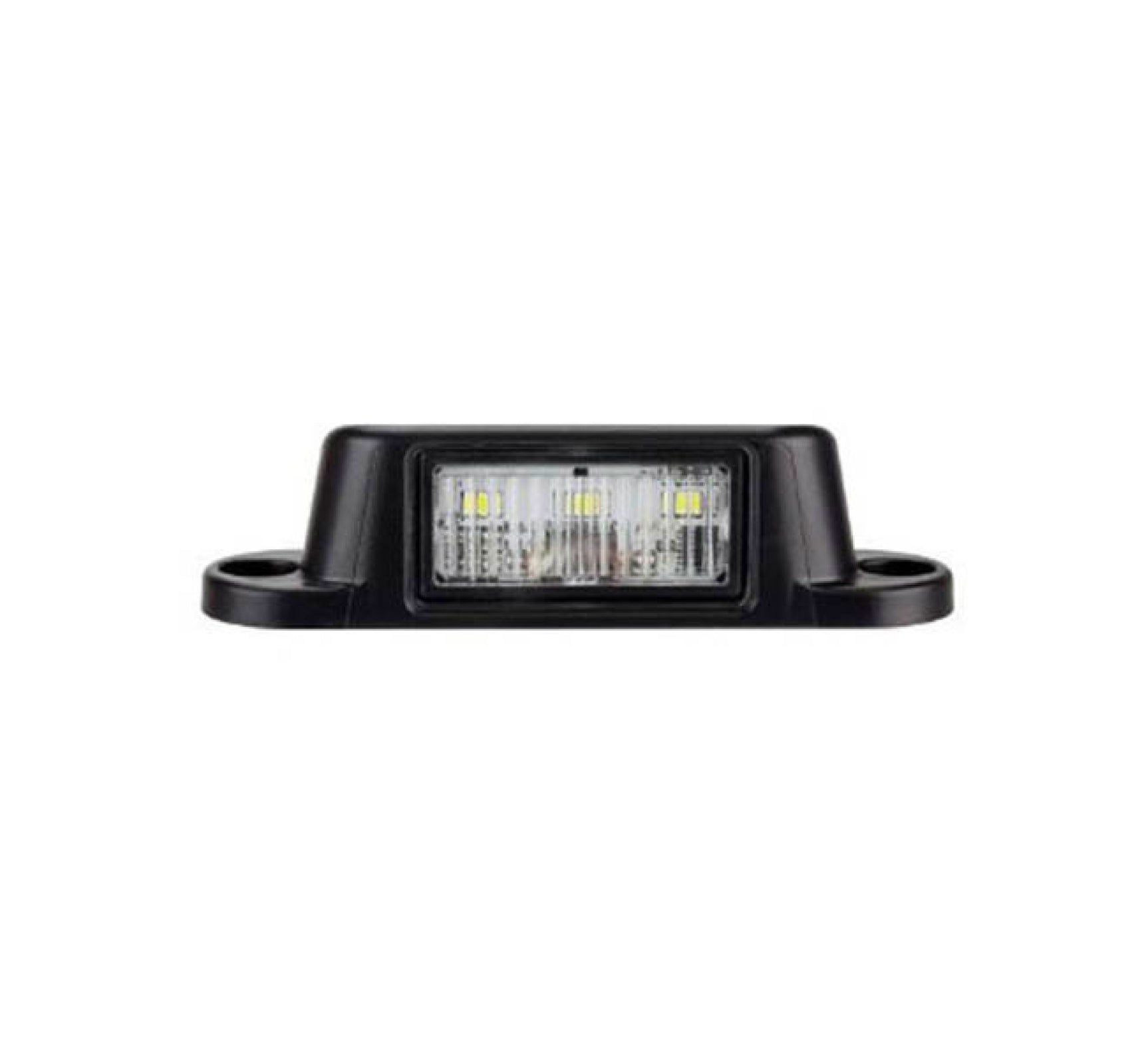 RoadVision licence plate LED 10-30v 4 LED surface mount BLACK