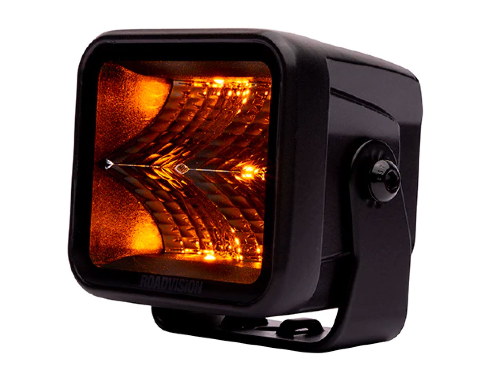 Roadvision LED Work Light Rectangular 18W Amber Flood Beam