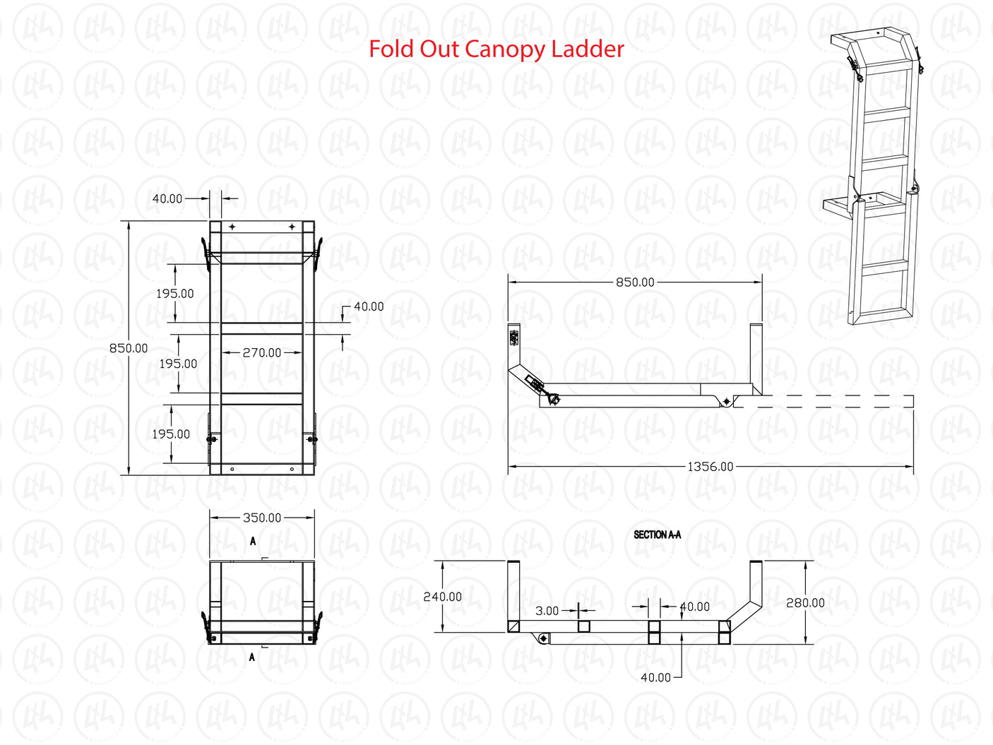 Canopy Ladder Fold Out