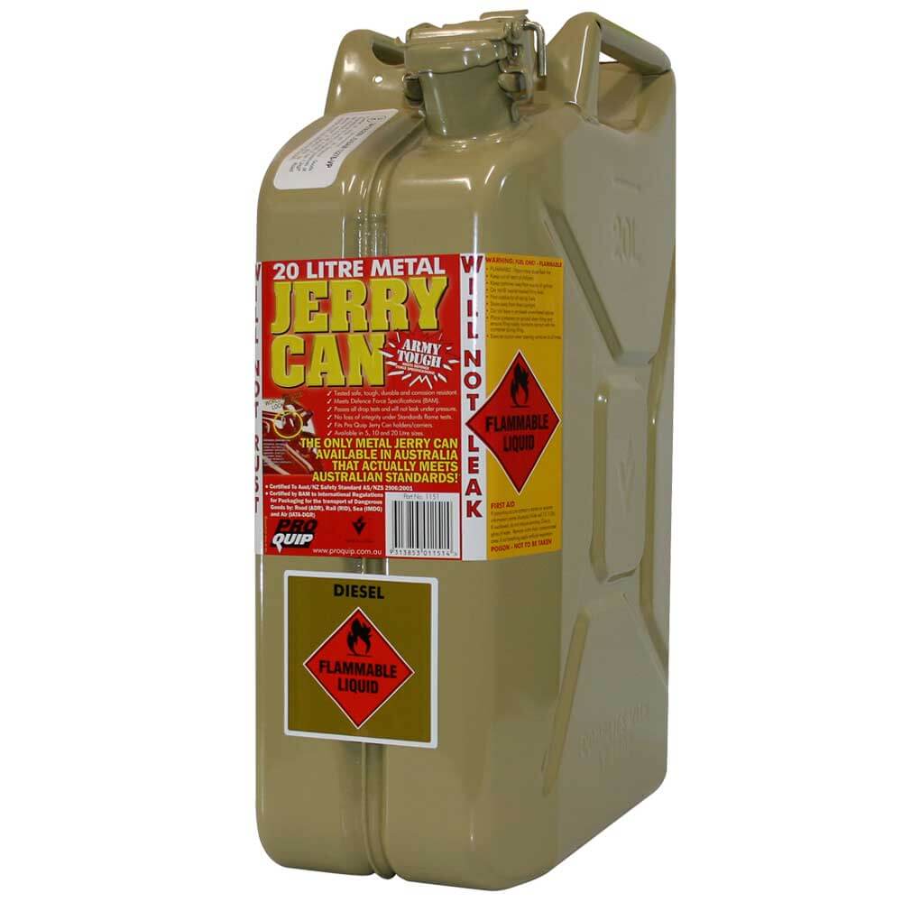 Proquip 20L Metal Jerry Can (Diesel) AFAC